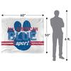Blue's Clues All American Blue Sport Silky Supersoft Blanket