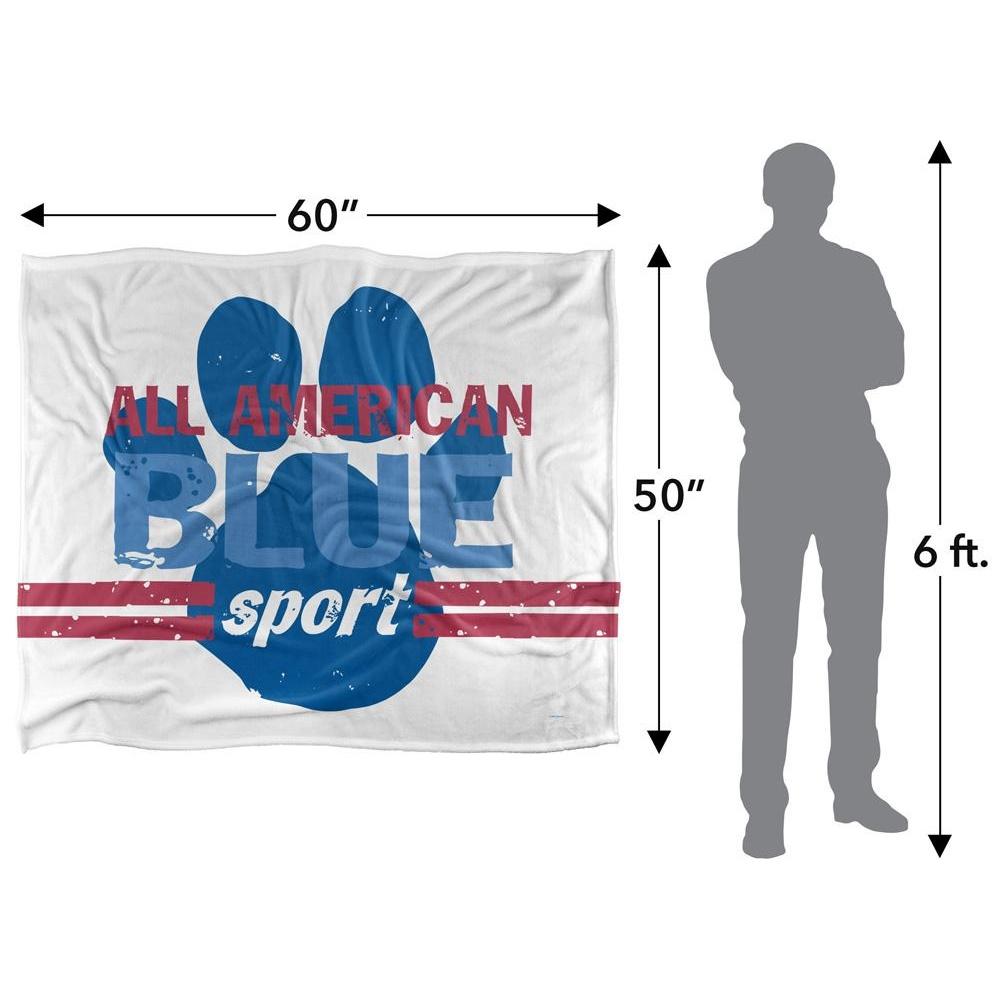 Blue's Clues All American Blue Sport Silky Supersoft Blanket