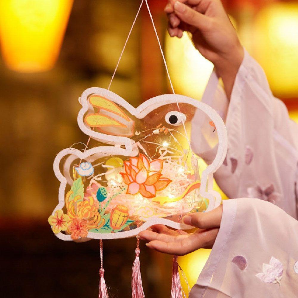 Handmade Mid-Autumn Festival Lantern DIY Lantern Material Kit  Hanfu Accessories