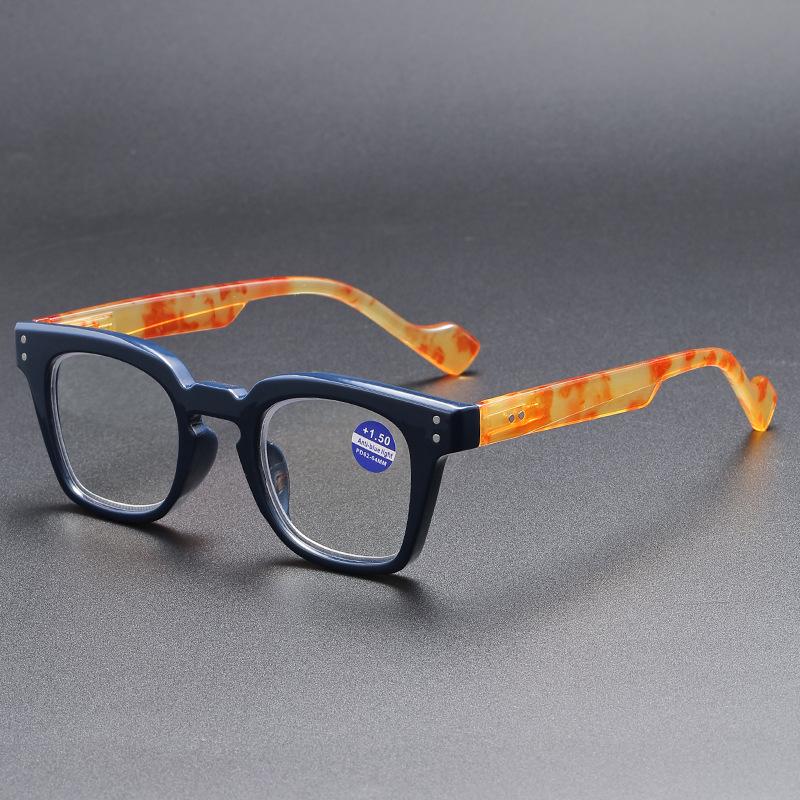 Unisex Japanese Multifocal Photochromic Blue Light Blocking Reading Glasses for Distance and Close-Up, Flat Lens, Senior-Friendly.