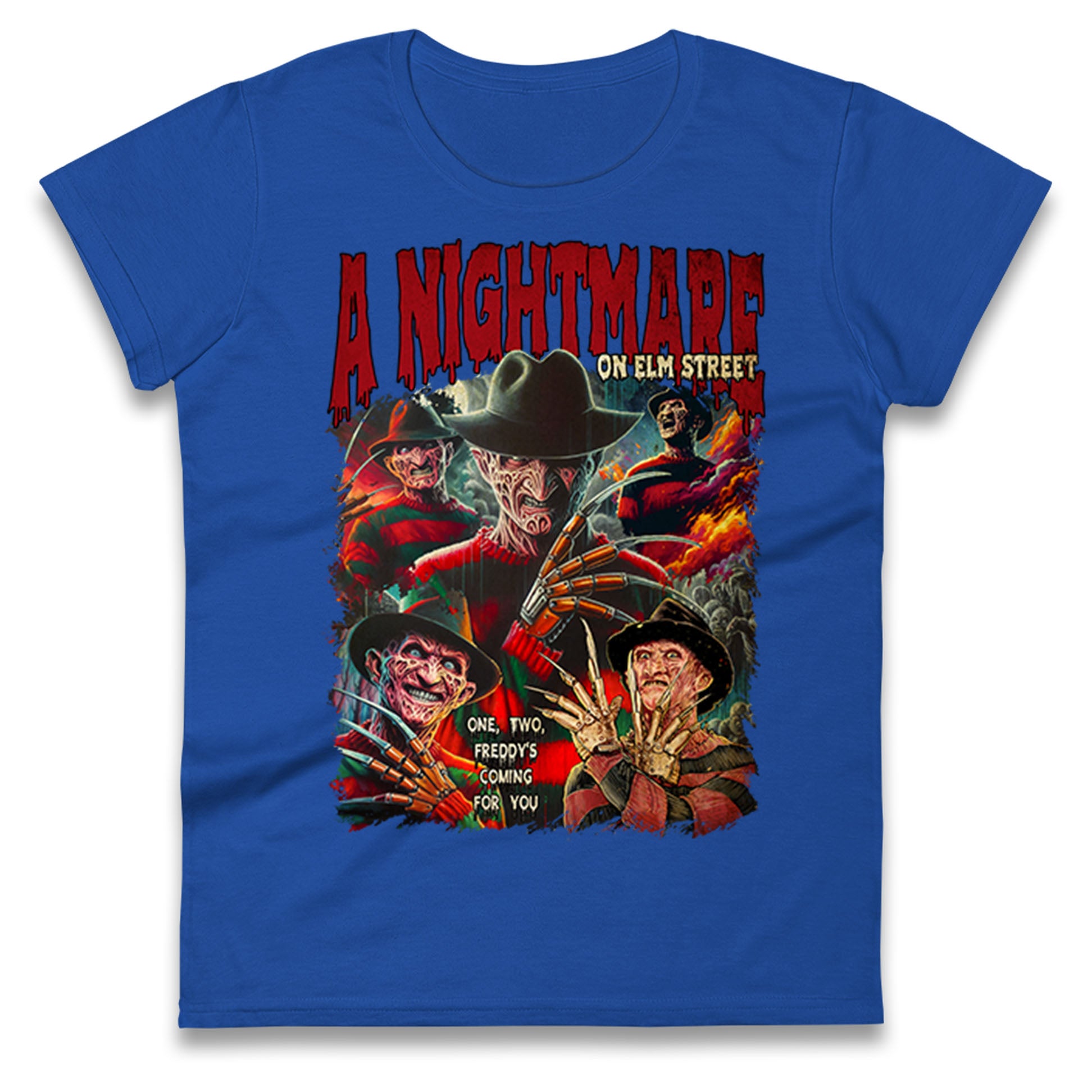 Freddy Krueger Bootleg Halloween Womens T Shirt Mens Tops Tees Unisex 3XL