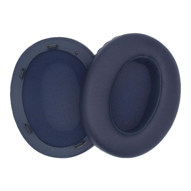 1 Pair Earphone Cover Ear Pads Headphone Cushion Protein Leather Earmuff for WH-XB910N XB910N Headset Replacemnt Part