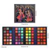 72 Colors Eyeshadow Palette Matte Shimmer Glitter Rainbow Highly Pigmented Neon Eye Makeup Palette for Stage Carnival