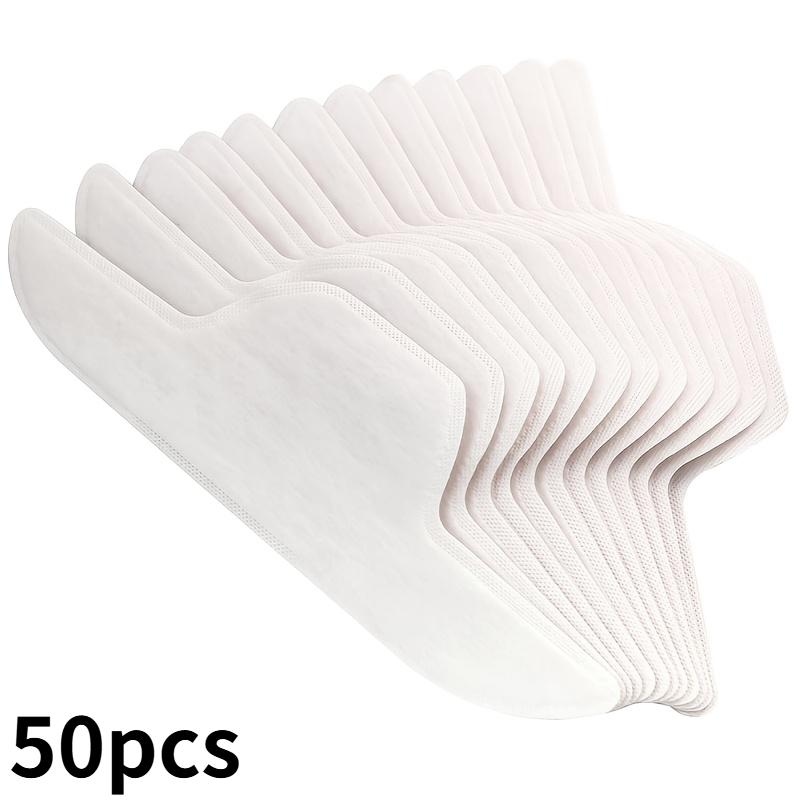 10/50pcs Hats Collar Sweat-Wicking Pads Shirt Collar Disposable Deodorants Suit Unisex Stickers Absorbing Sweat Anti-Sweat Pad