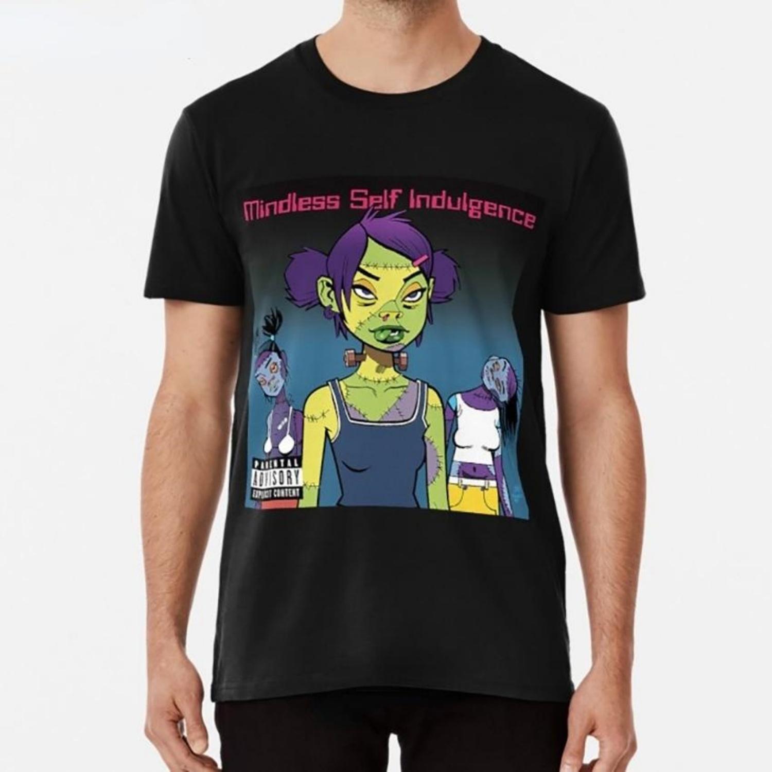 

Жіноча Чоловіча Футболка FRANKENSTEIN GIRLS Футболка Msi Mindless Self Indulgence Jamie Hewlett Франкенштейн Унісекс XS-4XL Футболка XXXXXL чорний