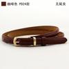 Pin Buckle Dress Belt Ladies Fine Candy Color Decorative Belt Belt