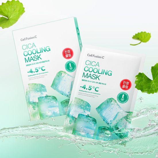 Soothing Cooling/Recommended for Sensitive Skin Cell Fusion C Post Alpha Cica Cooling Mask (5-pack)