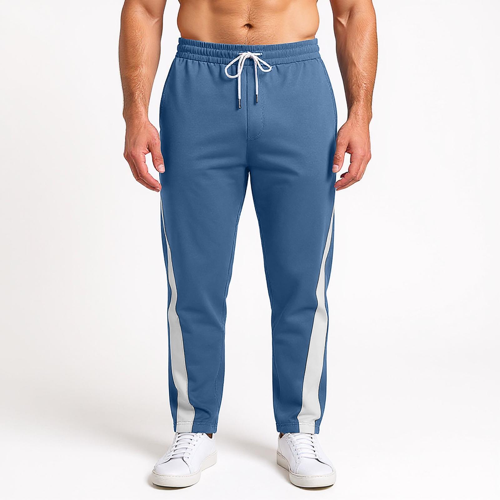 

Мужские спортивные и повседневные брюки с карманами XXL синий