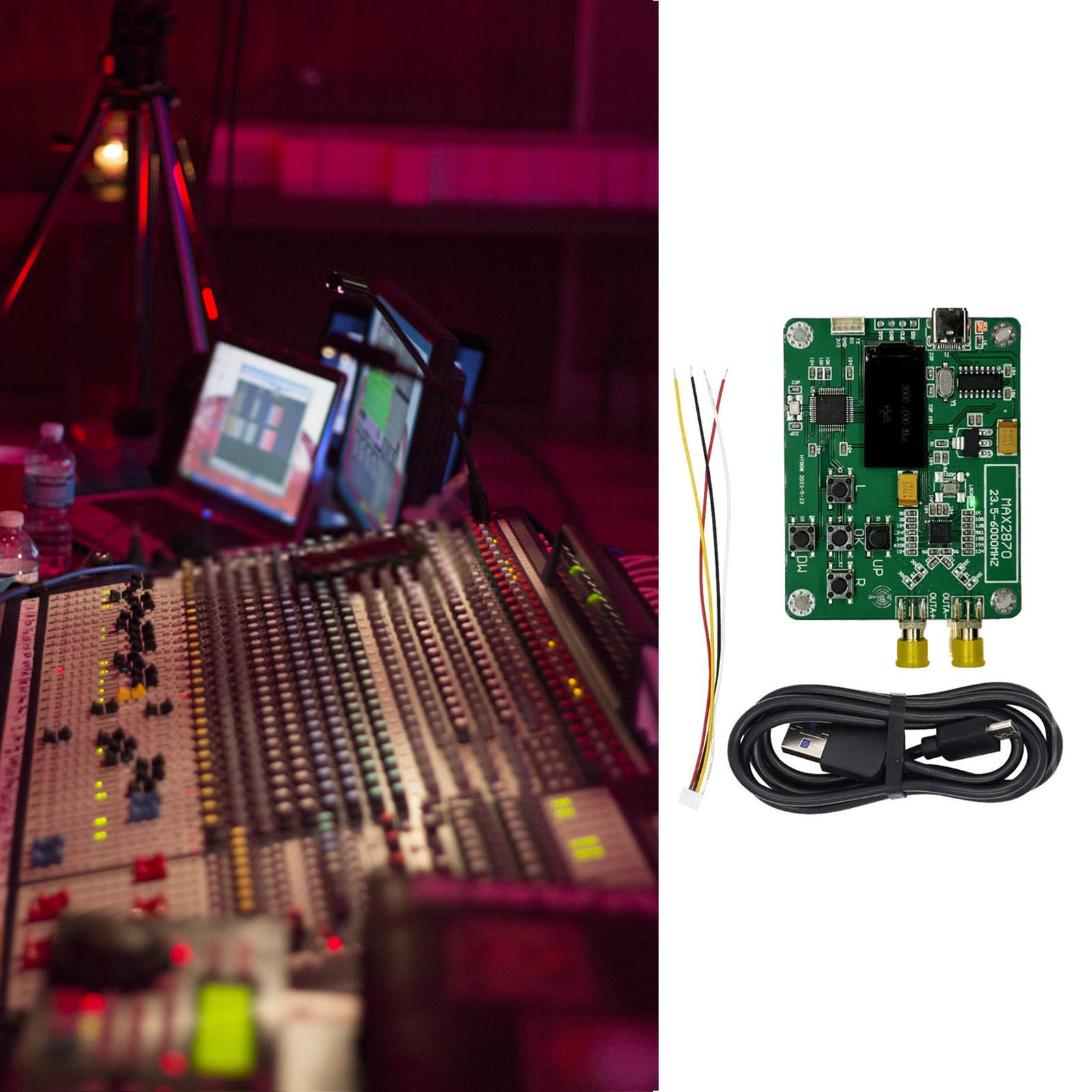 

HT008 Источник сигнала MAX2870 STM32 Генератор сигналов 23,5–6000 МГц Источник сигнала поддерживает режимы точки/развертки