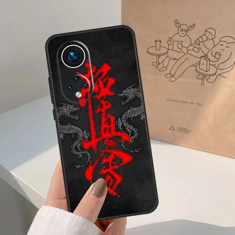 Kyokushin Karate Symbol For Honor Magic 8 7 6 5 Pro Case For Honor X9d X9c X9b X9a X8c X8b Win 200 400 50 70 90 Lite