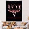 Van Halen Feel Your Love Tonight Tapestry Wall Hanging, Classic Rock Band Art, Retro Music Wall Decor for Bedroom Living Room Dorm