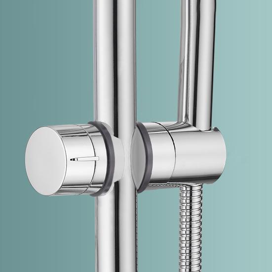 Shower Bracket Retainer 360 Degree Rotatable Easy Installation Shower Bracket Retainer Quick Angle Adjustment Shower Clip
