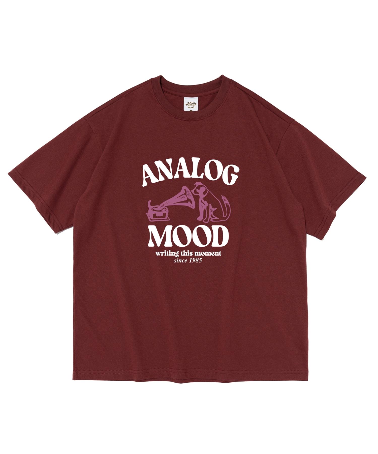 Analog Mood Sound Of Short Sleeve T-Shirt (Wine) M