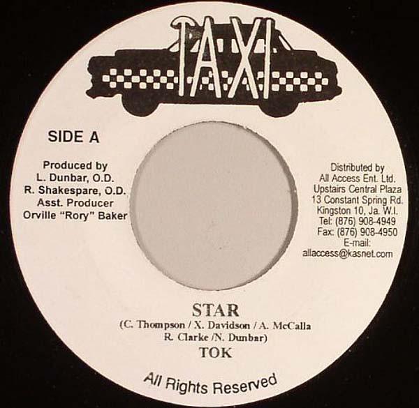

7inch Record T.O.K. - Star NONE Taxi Jamaica Reggae, Ska & Dub Used