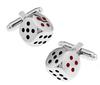 Igame Men Cuff Links Gamble Casino Series Roulette Dice Poker Jeton Design Fashion Cufflinks Wholesaleretail