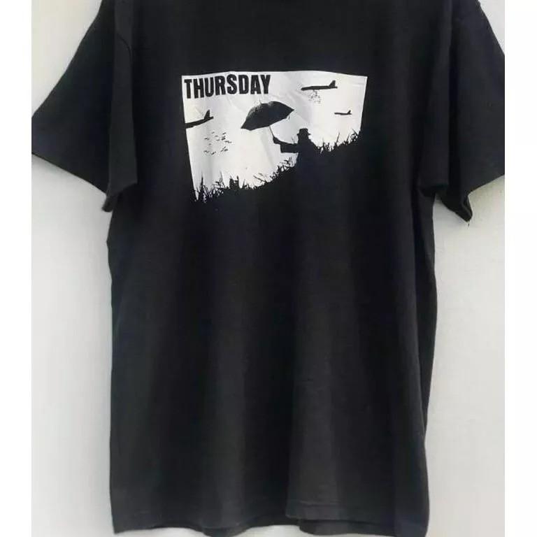Thursday Band T-shirt, Thursday Basic Black Full Size BL1159