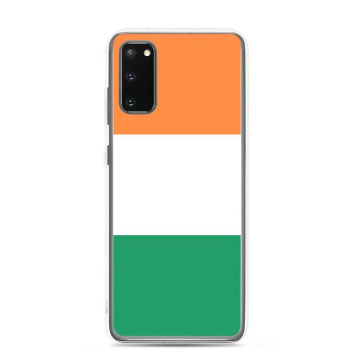 Coque Téléphone - Samsung - Galaxy S20 Plus - Drapeau Irlande - Souple - Flerfarget