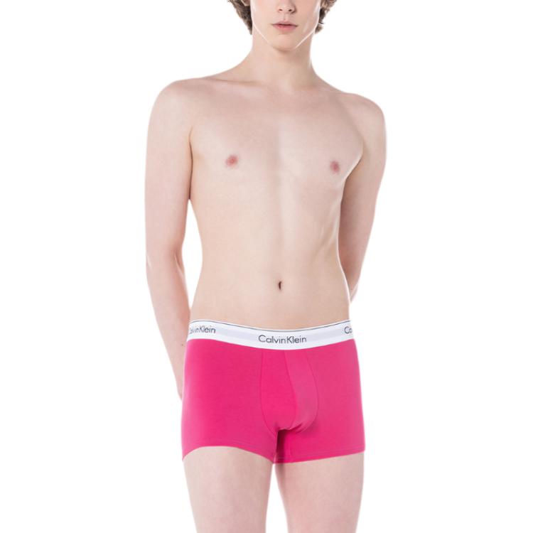 Calvin Klein Boxeri confortabili cu imprimeu cu litere, pachet de 2, lenjerie pentru bărbați NB1086-LZV