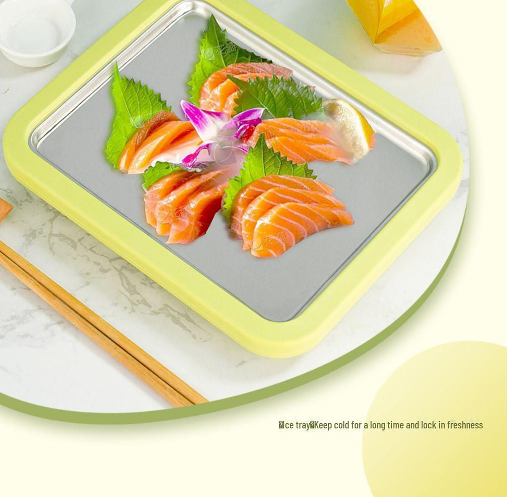 DIY Fried Yogurt & Ice Cream Maker - Home Use, Kid-Friendly Ice Tray, 304 Stainless Steel