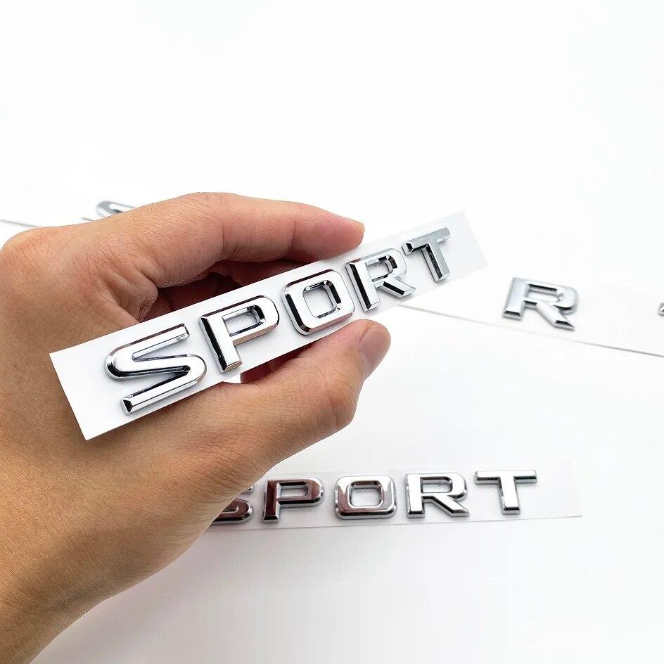 Emblema Quadrata Grigia S Cromata Scritte SPORT SPORTPLUS Stemma Car Styling Modificato Laterale Parafango Bagagliaio Adesivo Logo per Lexus LX570