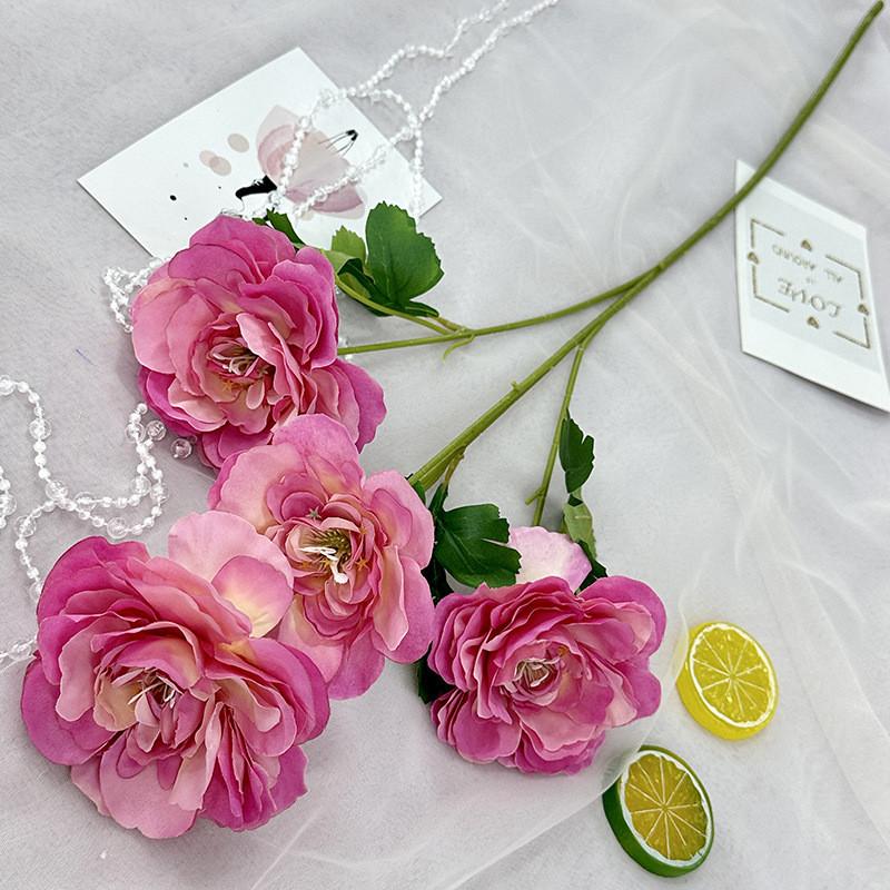 Flower Peony Artificial Wedding Hotel Restaurant Decoration Desktop Ornament