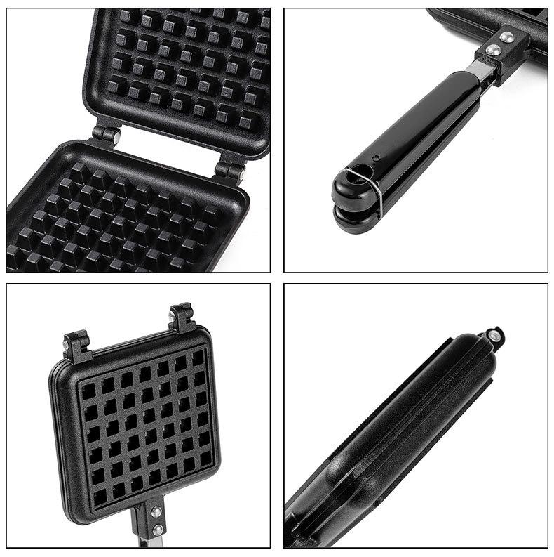 Non-stick Waffle Iron & Cake Mold - Waffle Press & Muffin Maker Baking Tool