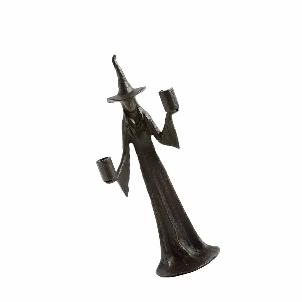 Halloween Witch Candlestick, Home Candlestick Ornament