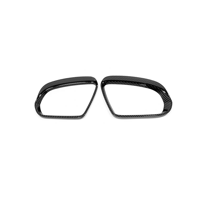 ABS Chrome/Carbon For Mercedes Benz B C E S GLB GLC Class W205 W213 Car Side Door Rearview Turning Mirror Rain Eyebrow 2pcs