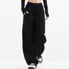 Casual Trousers Wide Leg Pants Moderate Elasticity