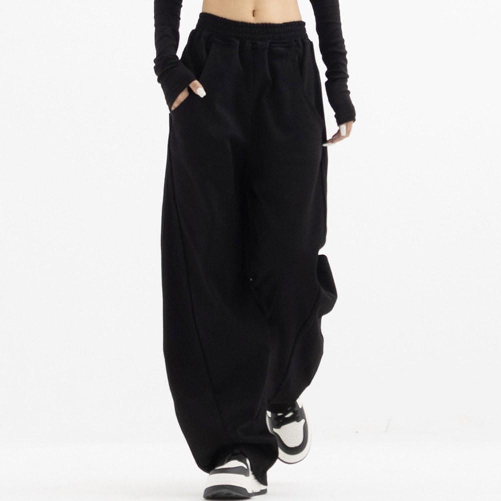 Casual Trousers Wide Leg Pants Moderate Elasticity