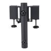 Soporte universal para mástil de bandera de camión, de acero, de construcción robusta, para enganche de camión.