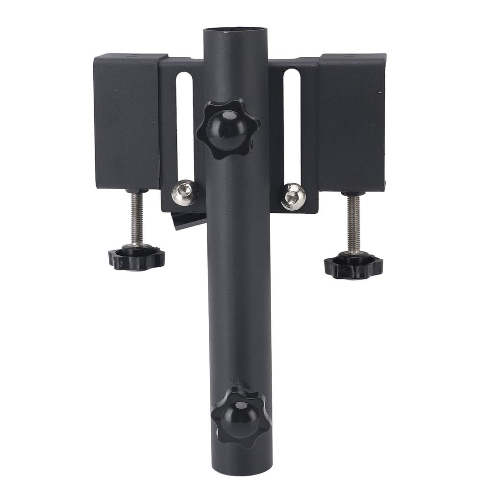 Soporte universal para mástil de bandera de camión, de acero, de construcción robusta, para enganche de camión.