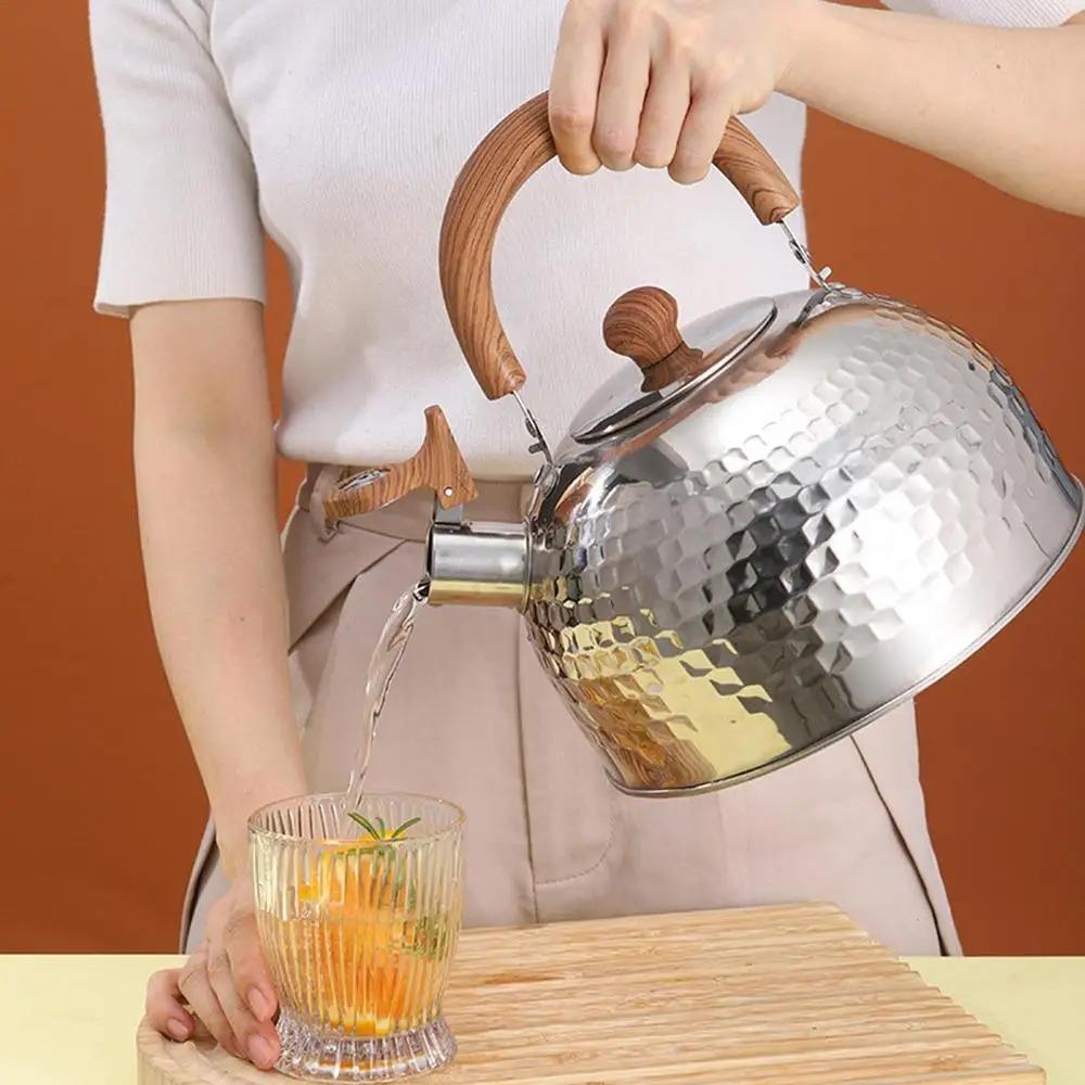 With Anti-scald Handle Stove Gas Water Kettle Teapot for Trips  Gas Induction Cooker