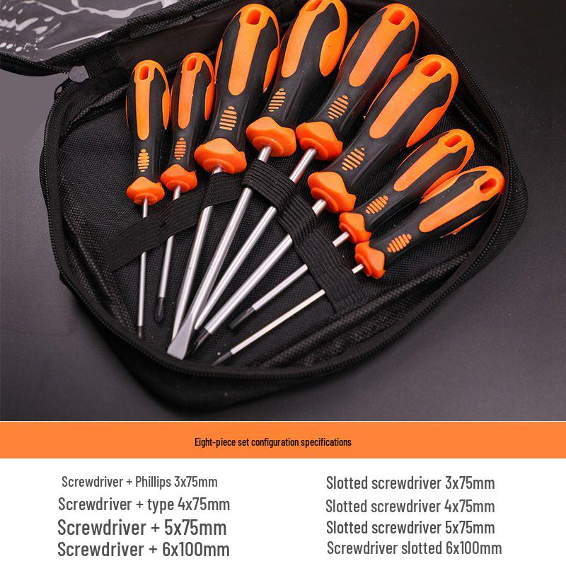 Magnetic Screwdriver Set: Household Repair & Disassembly Tools - Small Flathead & Phillips.