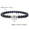 Minimalist 6mm Natural Stone Bracelet Unisex Sanskrit Yoga Meditation Beaded Braclet Lucky Red Braslet Tibetan Buddhist Pulseira