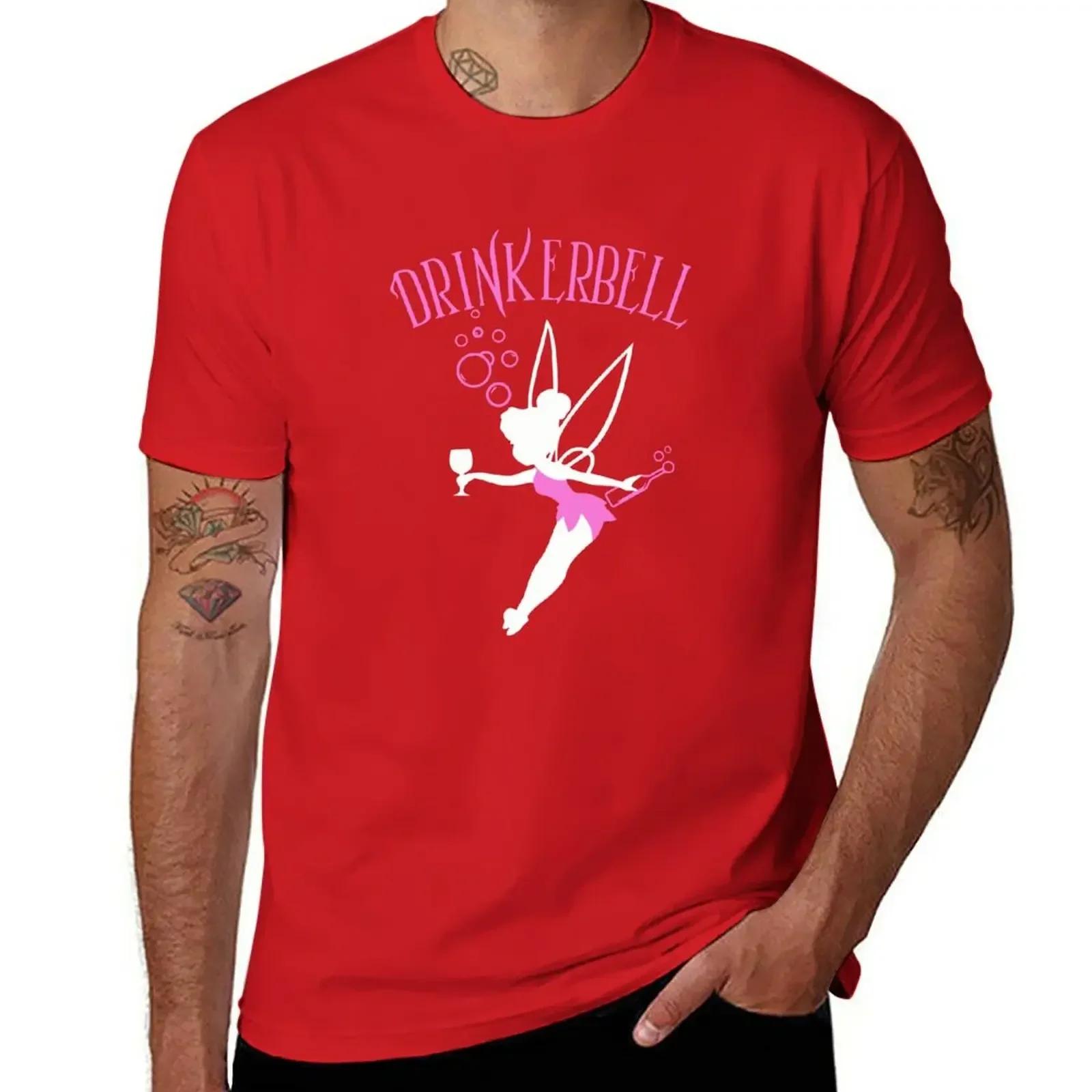 Drinkerbell pink color T-Shirt aesthetic clothes kawaii clothes oversized t shirt men M