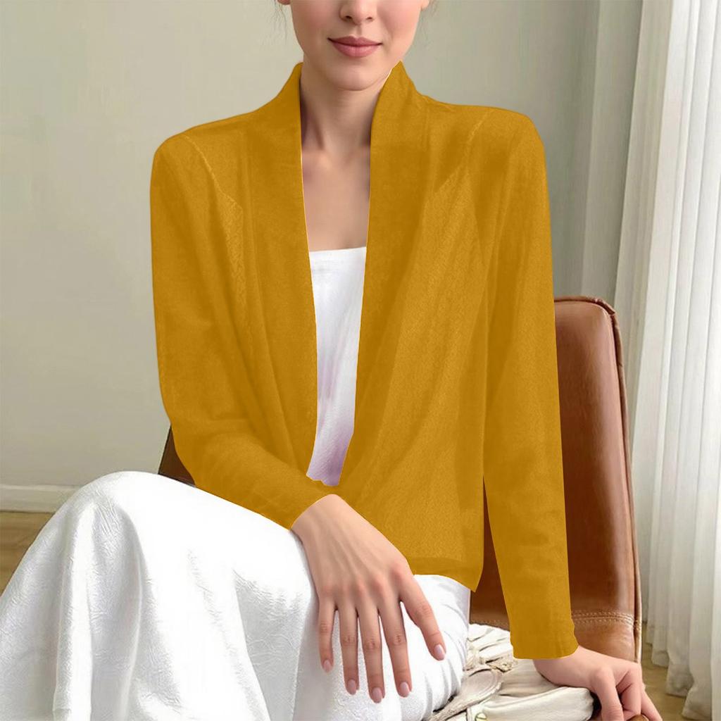 Damenmode Lässig Mode Schnürung Zwei-Wege Strickjacke Temperament Stretch Jacke