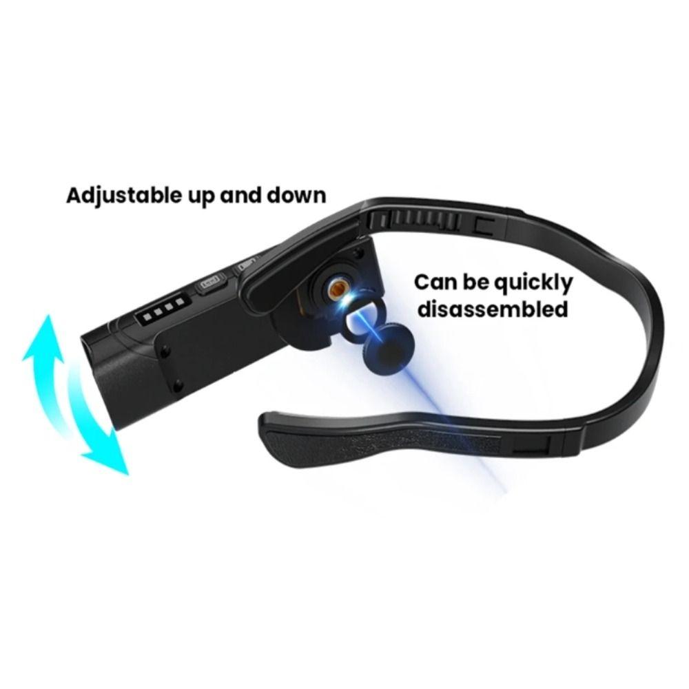High Brightness Removable Ear Hook Headlight USB Rechargeable Headlamp  Mountain Climbing