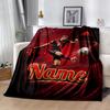 Bayern Munich Fan Gear Customize Your Name Blanket Throw Customizable Blanket Ultra-Soft Throw For Nap Chair Bed Sofa Ideal for All Seasons