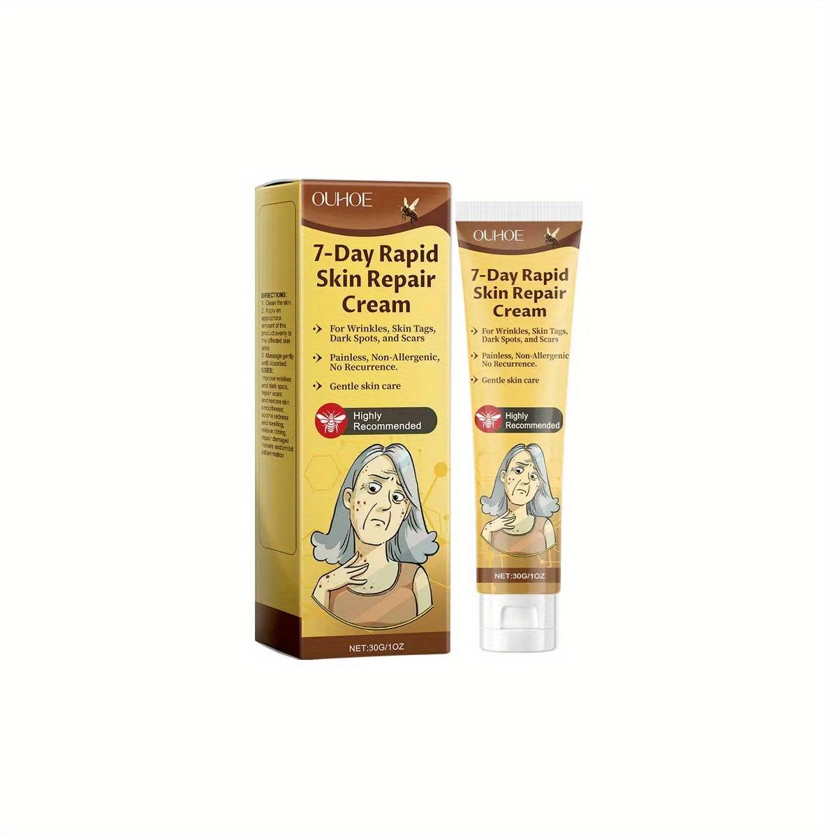 

7-Day Rapid Light Beige Care Cream with Salicylic Acid, Glycerin & Centella Asiatica - Lightweight Moisturizing for Face, Neck & Body 30g