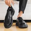 Spring Lace Up Leisure Men Business Comfort Platform High Quality Oxford Shoes Men's Walking Shoes Leisure Walking Wedding Shoes