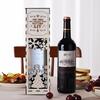 1/3Pcs Christmas Wooden Wine Box Easy Assemble Laser-Cut Snowflakes Festive Design Wine Gift Box Holiday Decoration