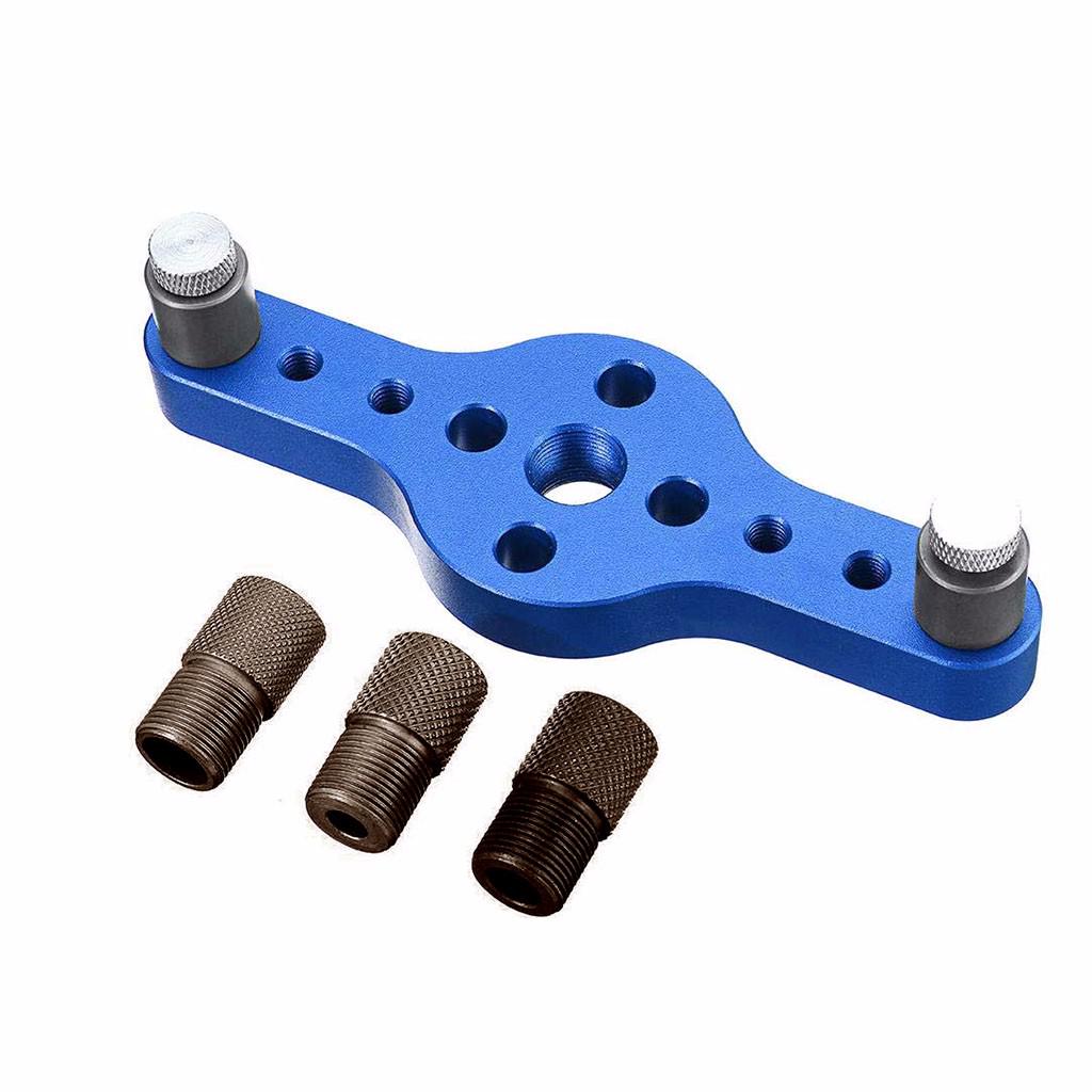 

Деревообрабатывающий дюбель, направляющая для сверла, направляющая для сверла с 3 отверстиями, позиционер, локатор синий