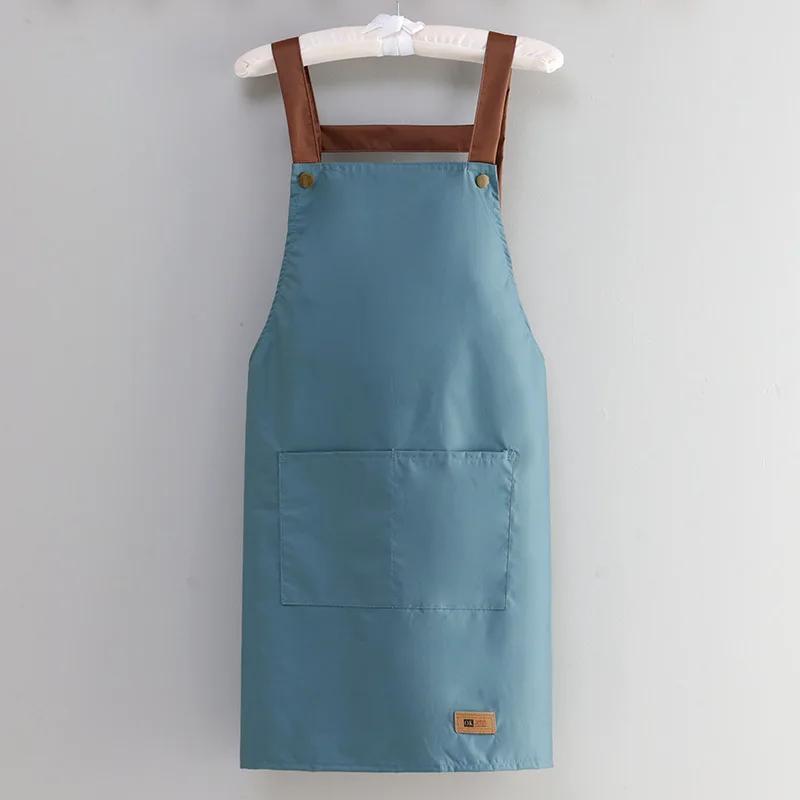 Resistant Dirt Apron Waterproof and Oil Resistant Household Kitchen Cooking Fashion Apron Adult Work Clothes Kitchen Accessories