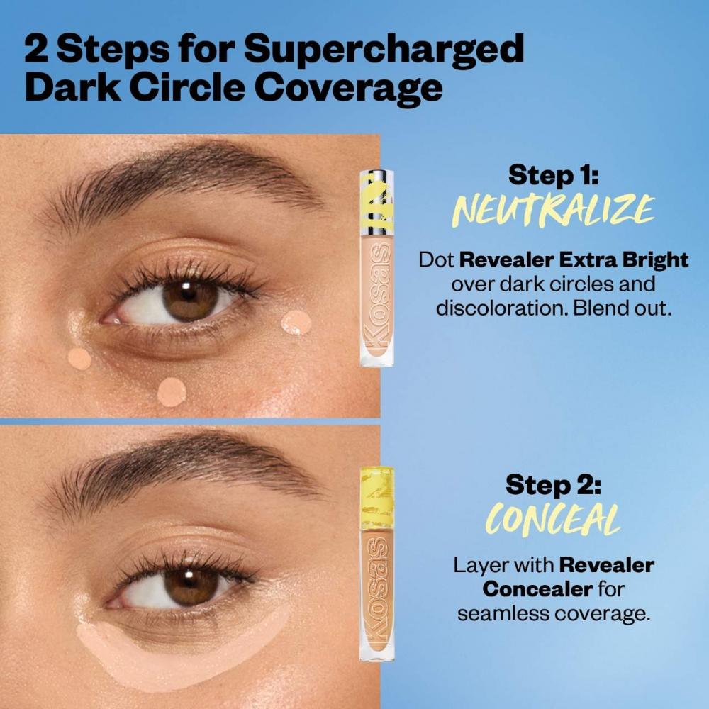 Kosas Revealer Extra Bright Serum 0,17 Unzen Illusion Pink Peach