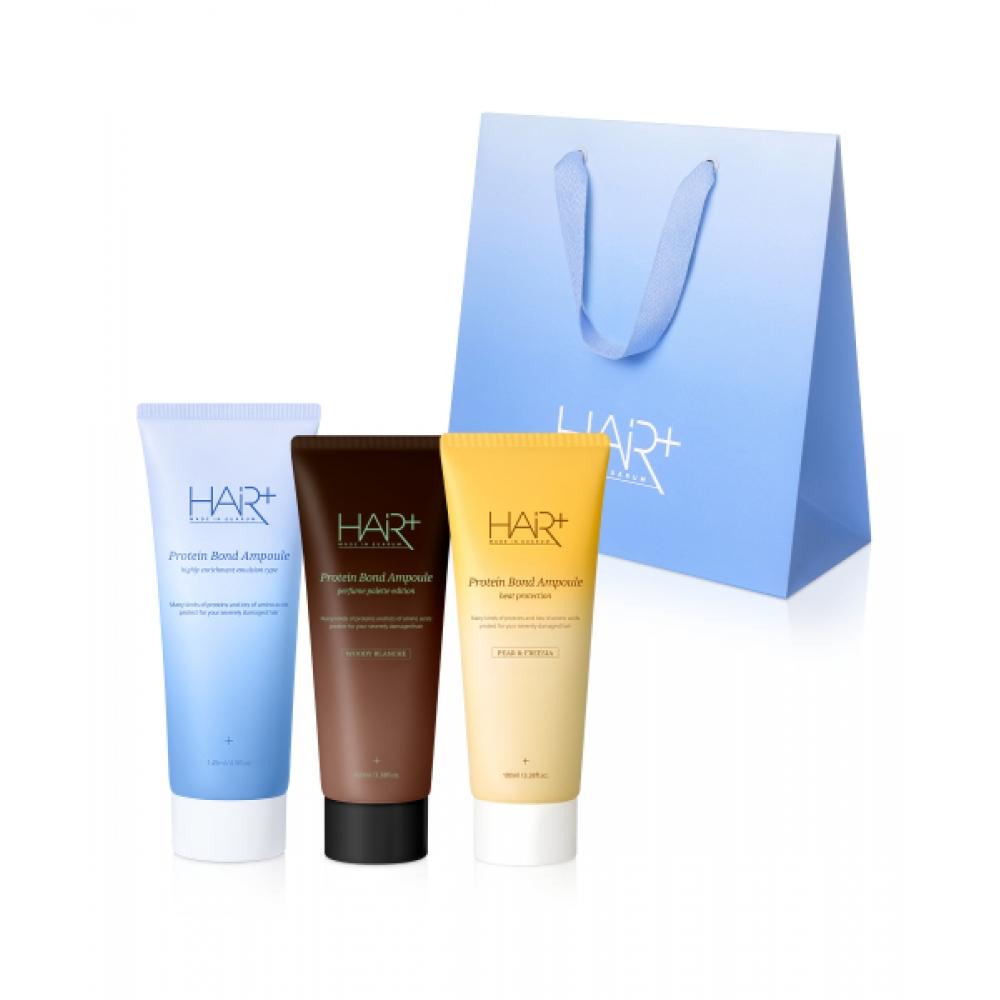 Hairplus Extreme Damage Protein Bond Ampoule Essence 3 Pack Gift Set Standalone configuration