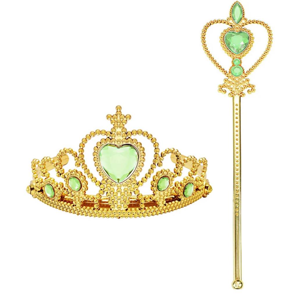 Tiana & Tinkerbell Green Cosplay Jewelry Set