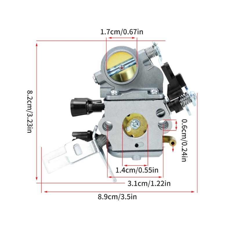 Accuracy Tuned Carburetor Kit Works with MS171 MS181 MS211 Chainsaws For Enhancing Engine Efficiency And Quick Installation