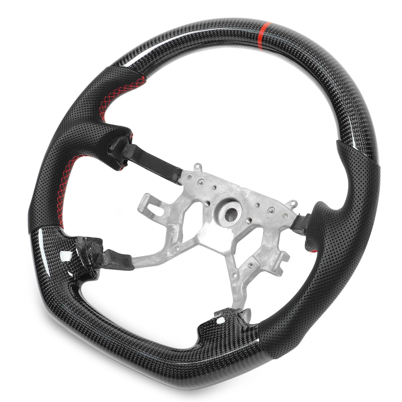 

Рулевое колесо из углеродного волокна Рулевое колесо из перфорированной кожи Замена для Patrol Y61 GR GU 1998