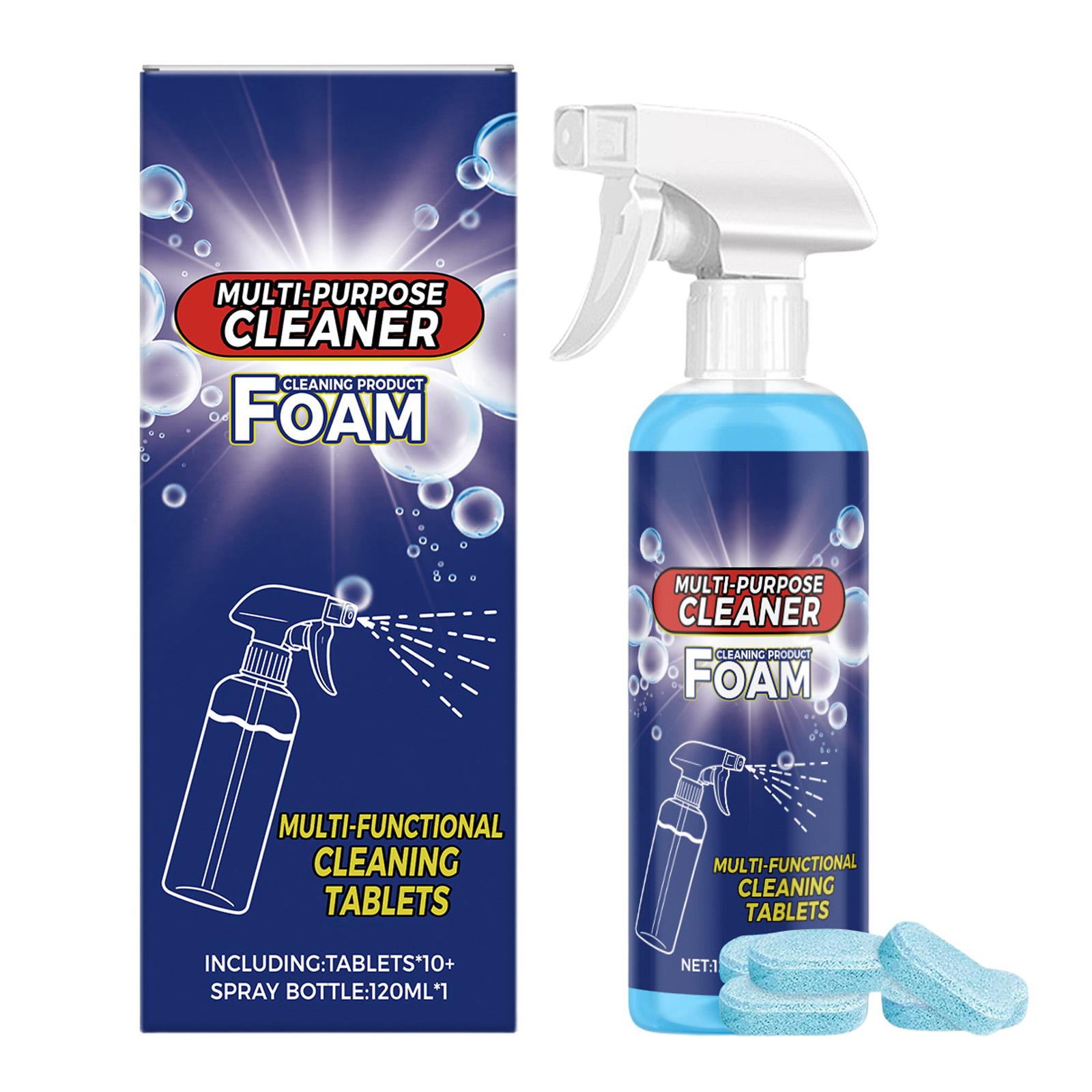 

Multi-purpose Cleaner, For Removing Water Stains In The Kitchen And Bathroom, And Household Cleaner(120ml+10g) one size белый